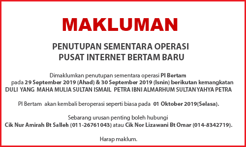 NOTIS PENUTUPAN 